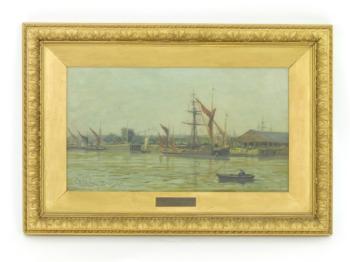 St Clements shipyard, Ipswich by 
																			Charles Eyles