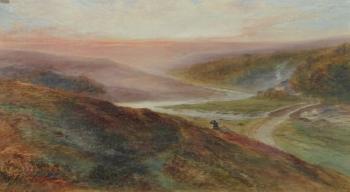 River valley by 
																	Arthur Henry Enock