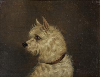Terriers and a Hound: A set of six by 
																			Edwin Loder of Bath