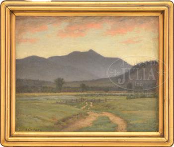 Sunrise over North Moat Mountain, White Mountains, NH by 
																	Alfred Ordway