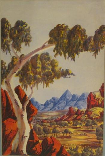 View in the Kimberleys by 
																	Ronald Uburttja