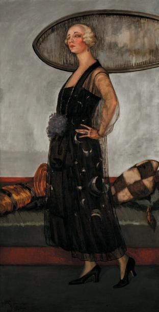 Portrait de Madame Pratt by 
																	Henri Visconte