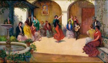 Baile en el patio by 
																	Jose Pueyo Matanza