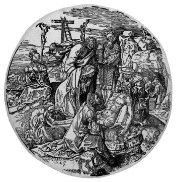 Die Grablegung Christi by 
																	Jacob Cornelisz van Oostsanen