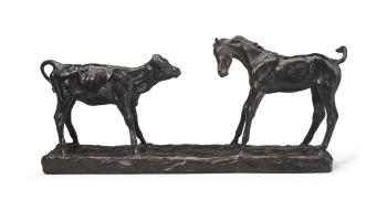 Colt and Calf by 
																	Charles Cary Rumsey