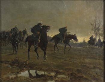 Military cavalry by 
																	Sebastiano Panunzi