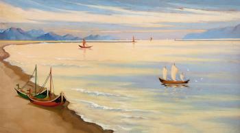 Returning Sailboats by 
																	 Xu Xingzhi