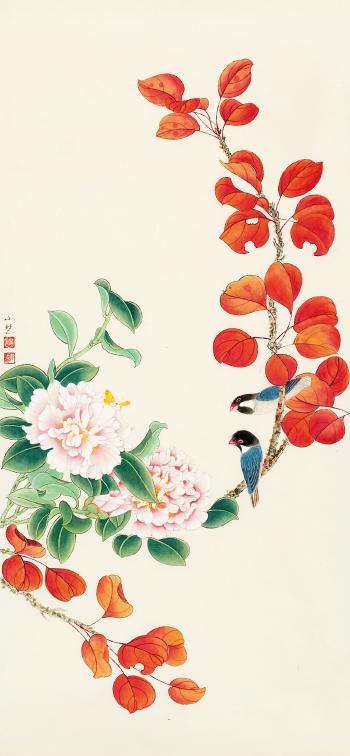 Birds And Flowers by 
																	 Tao Xiaohui