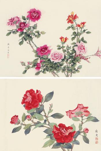 Rose by 
																	 Qu Zhen