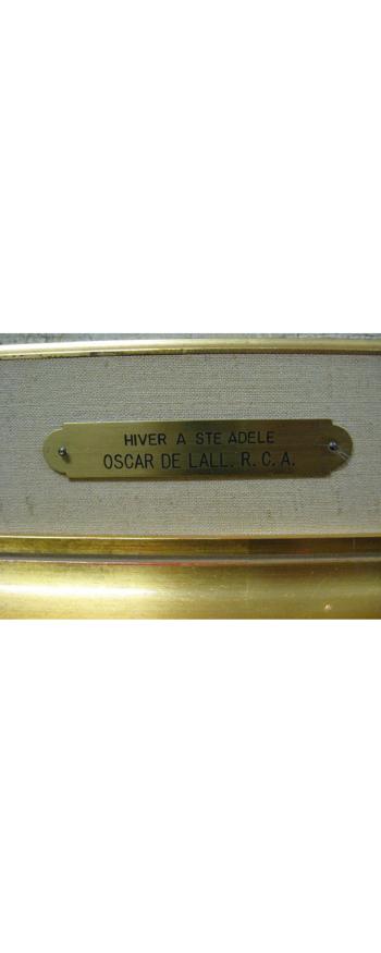 Hiver a ste adele by 
																			Oscar de Lall