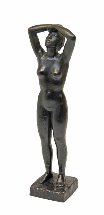 Standing female nude by 
																	Kurt Edzard