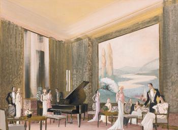 Study For The Ladies' Drawing Room And Music Room Of Normandie by 
																			Roger-Henri Expert