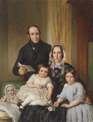 Familienbildnis by 
																	Adrianus Johannes Ehnle