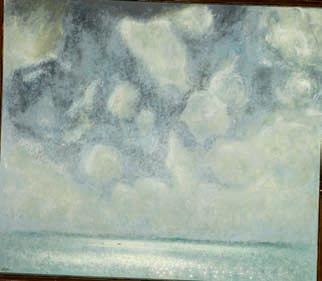 Sea view in cloudy weather by 
																	Knud Agger