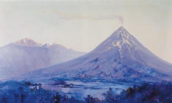 Mount Merapi, Java, Indonesië by 
																	Willem Imandt