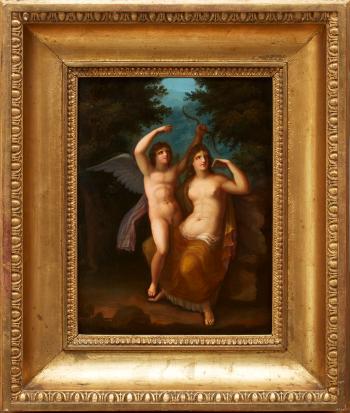Venus och Amor by 
																			Jonas Akerstrom