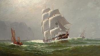 The Emigrant Ship-England Farewell by 
																			Franklin Stanwood