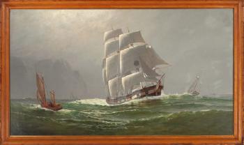 The Emigrant Ship-England Farewell by 
																			Franklin Stanwood