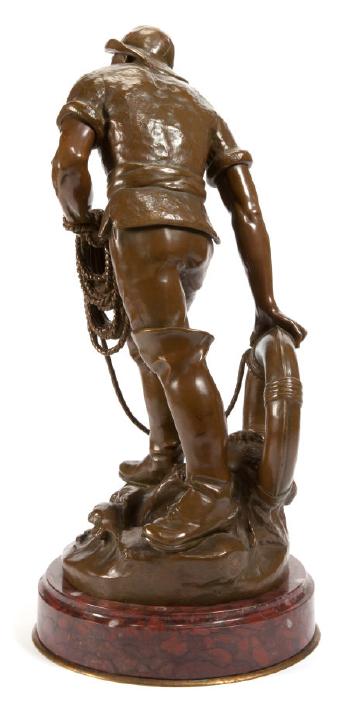 Figure Of A Lifeboatman: 'Saviour' by 
																			Albert Froger