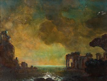 Tempesta. Paesaggio costiero by 
																	Giulio Farnese