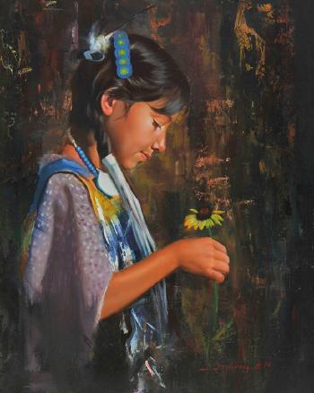 Little Sunflower by 
																	Ed Kucera