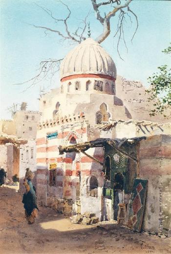 Porteause d'eau au Caire by 
																	Alexandre Nicolaievitch Roussoff