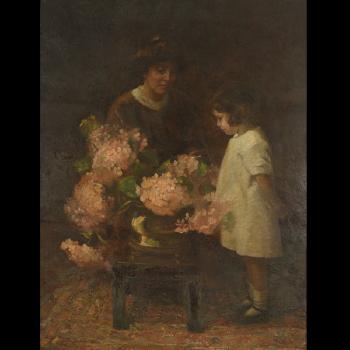 The Flower Arrangement by 
																			Winifred Smith Rieber