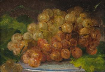 Still-life with grapes by 
																	Luciano Freire