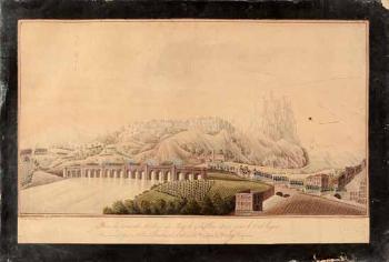 Prise du pont de Molins del Rey le 9 juillet 1823 par le colonel Fantin des Odoards by 
																	Pierre de Vaujoly