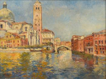 L'Église de la Salute à Venise by 
																	Henri Paillard