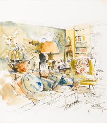 The Study, Thurloe Lodge by 
																	Francoise van Lynden