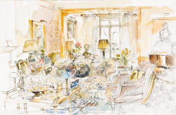 The Drawing Room, Thurloe Lodge by 
																	Francoise van Lynden