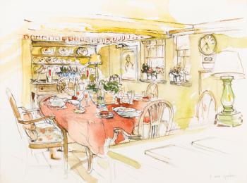 The Kitchen, Thurloe Lodge by 
																	Francoise van Lynden