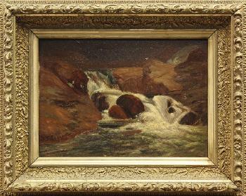 Falls on the Ansable River (Adironacks) by 
																			Nicolay Tysland Leganger