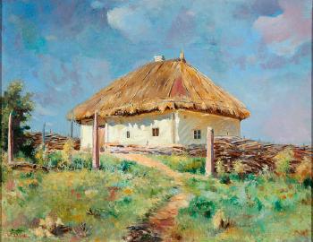 Ukranian cottage by 
																			Vladimir Georgievich Favr