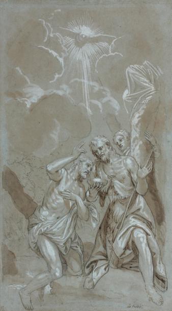 Baptême de Jésus Christ by 
																	Benedetto Caliari
