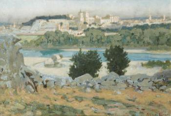 Avignon by 
																	Antonin Marius Auguste Roux-Renard