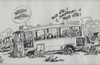 Le petit Spirou - Le bus by 
																	 Janry