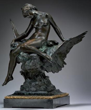Hébé sur l'aigle by 
																			Jules Pierre Roulleau