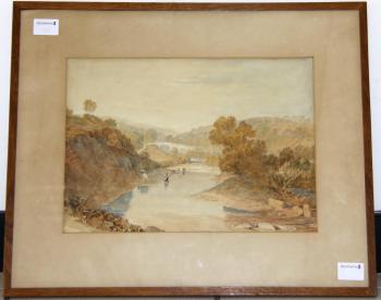 The Valley of the Washburne and Lindley Bridge by 
																	Lionel Grimston Fawkes