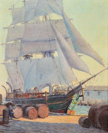 Drying sail by 
																	Harry A Neyland