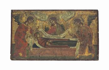 The Dormition of the Mother of God by 
																	Emmanuel Tzanes