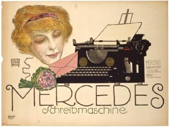 Mercerdes Schreibmaschine by 
																	August Hajdeck
