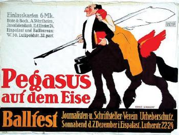 Pegasus auf dem Eise by 
																	Ernst Lubbert