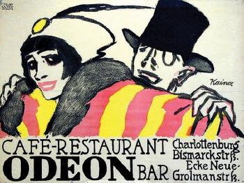 Café-Restaurant Odeon Bar by 
																	Ludwig Kainer