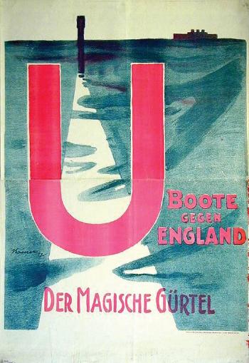 U-Boote gegen England by 
																	Ludwig Kainer
