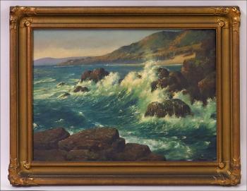 Crashing waves by 
																			Gustaf Magnusson