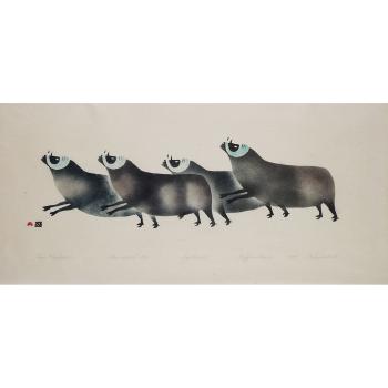 The Complete 1959 Cape Dorset Graphics Collection by 
																			 Kunu