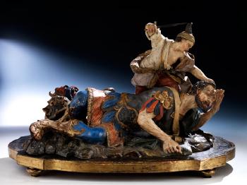 David and Goliath by 
																			Giovanni D'enrico