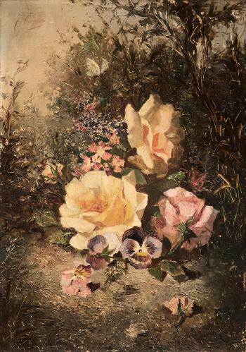 Rosas y pensamientos by 
																	Francisco Narbona Beltran